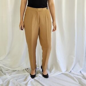 80s/90s Deadstock Tan Wool‎ Blend Trousers